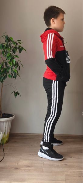 Спортивний костюм Adidas Red/Black  KD-062 фото