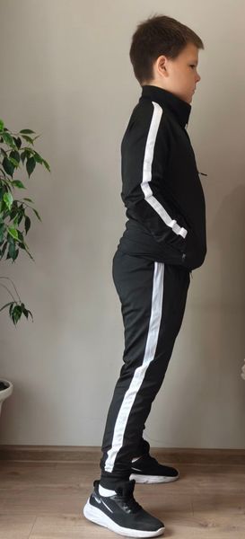 Дитячий утеплений спортивний костюм Nike Black KD-60 фото
